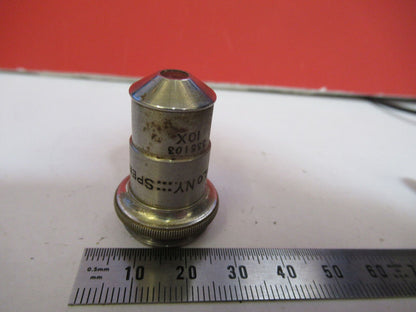 ANTIQUE  SPENCER 10X  OBJECTIVE MICROSCOPE PART AS PICTURED #R3-C-64