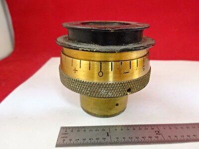 VINTAGE ANTIQUE BRASS OPTICAL LENS COLLIMATOR OPTICS AS IS B#U3-B-14