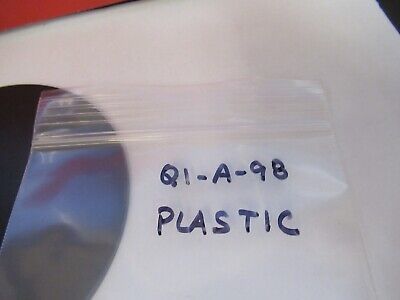 PLASTIC ROUND STAGE PLATE MICROSCOPE PART AS PICTURED &Q1-A-98