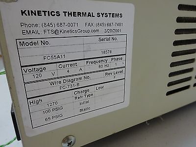 KINETICS FTS COLD FINGER COOLER THERMAL SYSTEMS LASER OPTICS ETC AS IS B#TA-1