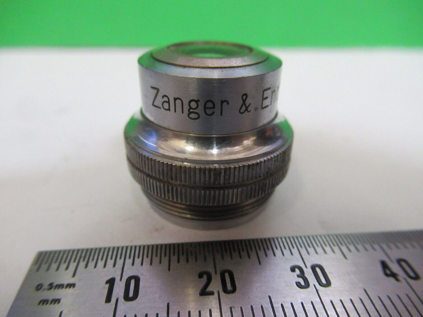 ZANGER & ENGRES WETZLAR GERMANY OBJECTIVE 5X MICROSCOPE PART AS PICTURED H2-A-54