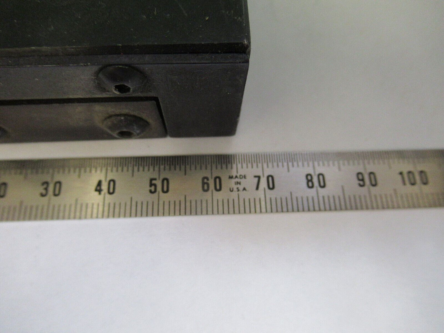 OPTICS BALL BEARING LINEAR SLIDE POSITIONING  AS PICTURED &Z5-A-49