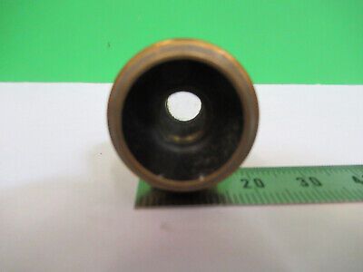 ANTIQUE BRASS BAUSCH LOMB OBJECTIVE MICROSCOPE PART AS PICTURED &Q9-A-117