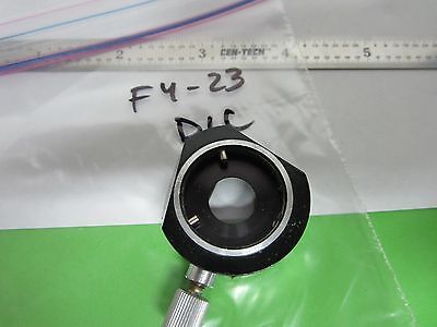 OPTICAL MICROSCOPE OLYMPUS MPLAN 40X DIC PRISM for OBJECTIVE OPTICS BIN#F4-23