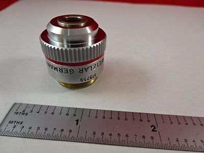 MICROSCOPE PART LEITZ WETZLAR GERMANY OBJECTIVE EF 4X OPTICS AS IS BIN#L9-B-01