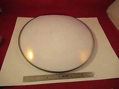 HUGE OPTICAL CONVEX CONCAVE LENS 8.25" DIAMETER GLASS THICK PRO OPTICS &M3-A-03