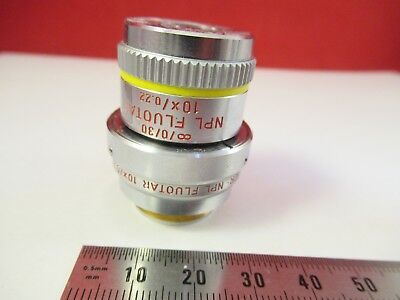 LEITZ GERMANY DIC OBJECTIVE LENS 10X 559254 553459 MICROSCOPE OPTICS &39-A-37