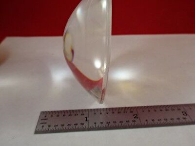 LARGE THICK BI CONVEX LENS OPTICS OPTICAL AS PICTURED &C2-B-05