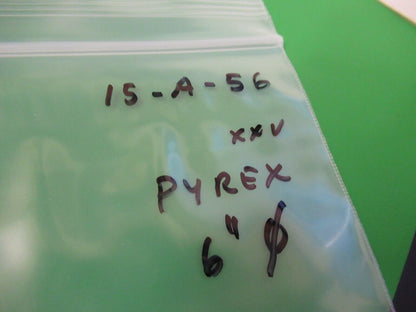 OPTICAL PYREX WAFER 150mm DIA 0.4mm TK CORNING LASER OPTICS AS PICTURED &15-A-56