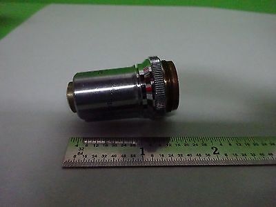 MICROSCOPE PART OBJECTIVE BAUSCH LOMB 43X OPTICS AS IS #Y3-10