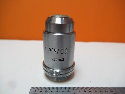 LEITZ GERMANY POL OBJECTIVE 50X P MICROSCOPE OPTICS PART AS PICTURED &16-A-93