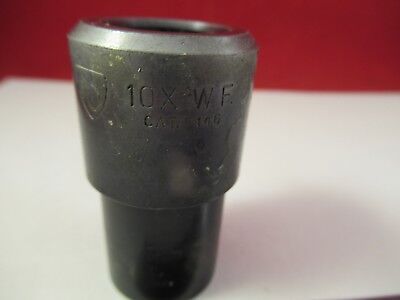 AO CAT 146 AMERICAN OCULAR EYEPIECE OPTICS MICROSCOPE PART AS PICTURED &66-A-95