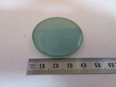 OPTICAL HEAT ABSORBING GLASS FILTER MICROSCOPE PART OPTICS AS PICTURED &P6-A-69