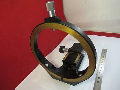 ZEISS GERMANY POLMI BRASS STAGE TABLE HOLDER MICROSCOPE PART AS PICTURED 12-A-36