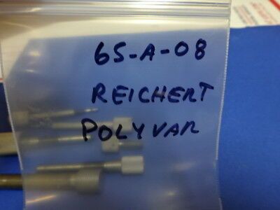 MICROSCOPE SPARE PART LOT SCREWS REICHERT AUSTRIA POLYVAR AS IS  #65-A-08