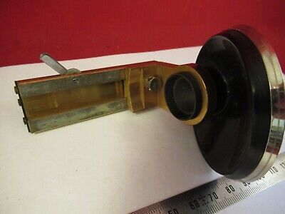 ANTIQUE ERNST LEITZ GERMANY NOSEPIECE STAGE MICROSCOPE PART OPTICS AS PIC 9-A-80