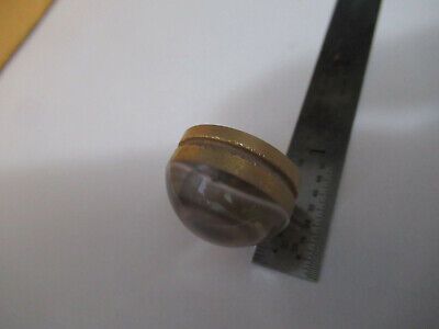 OPTICAL THICK PLANO CONVEX DOME RARE OPTICS AS PICTURED &F4-A-63