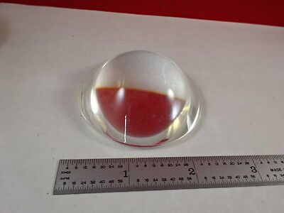 LARGE THICK BI CONVEX LENS OPTICS OPTICAL AS PICTURED &C2-B-05