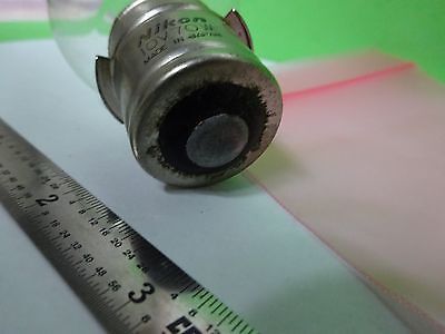 MICROSCOPE PART NIKON LAMP BULB 10V 70W JAPAN OPTICS AS IS  BIN#W3-21