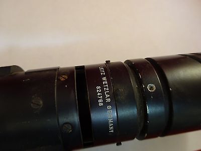 MICROSCOPE PART LEITZ GERMANY VERTICAL ILLUMINATOR OPTICS AS IS BIN#N2