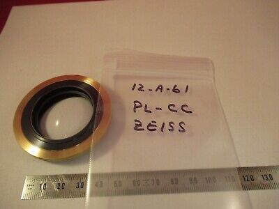 ZEISS GERMANY BRASS MOUNTED LENS MICROSCOPE PART OPTICS AS PICTURED &12-A-61