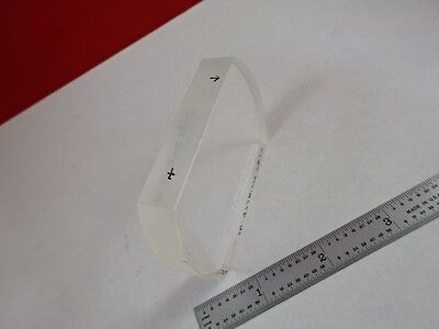 RACETRACK BLOCK WINDOW GLASS OPTICAL OPTICS AS PICTURED &Z8-20