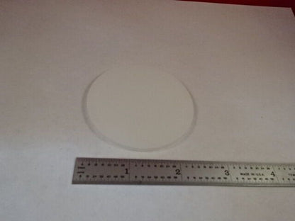 WHITE GLASS OPAQUE SPECIMEN STAGE TABLE MICROSCOPE PART AS IS #Z4-A-02