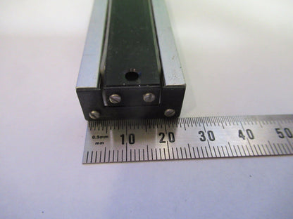 DELTRON SLIDE POSITIONING STAGE GEAR ALUMINUM for optics AS PICTURED &H9-C-04