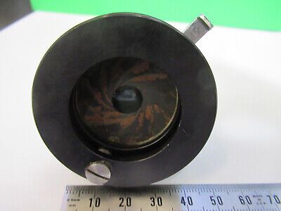 WILD HEERBRUGG SWISS M11 CONDENSER + IRIS MICROSCOPE PART AS PICTURED &Q9-A-08