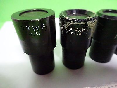 LOT 6 EA MICROSCOPE EYEPIECES ASSORTED OPTICS #W1-01