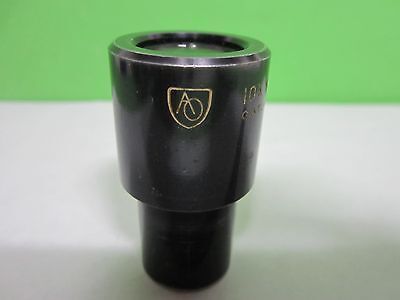 MICROSCOPE PART EYEPIECE AO AMERICAN 10X WF OPTICS AS IS BIN#S8-06