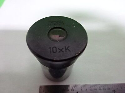 MICROSCOPE PART EYEPIECE OCULAR WILD SWISS 10xK [fair] OPTICS AS IS B#AC-F-09