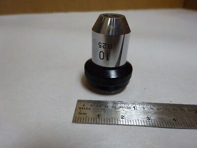 OBJECTIVE 10X M11 WILD HEERBRUGG SWISS OPTICS MICROSCOPE PART AS IS &Z7-D-17