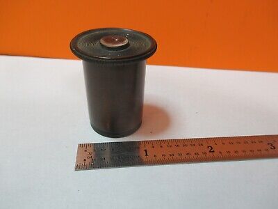 ANTIQUE BRASS EYEPIECE VINTAGE OKULAR "2" MICROSCOPE PART AS PICTURED &A3-B-92