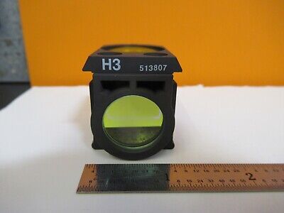 LEITZ LEICA FLUORESCENCE H3 513807 FILTER CUBE MICROSCOPE PART AS PIC &H8-B-05