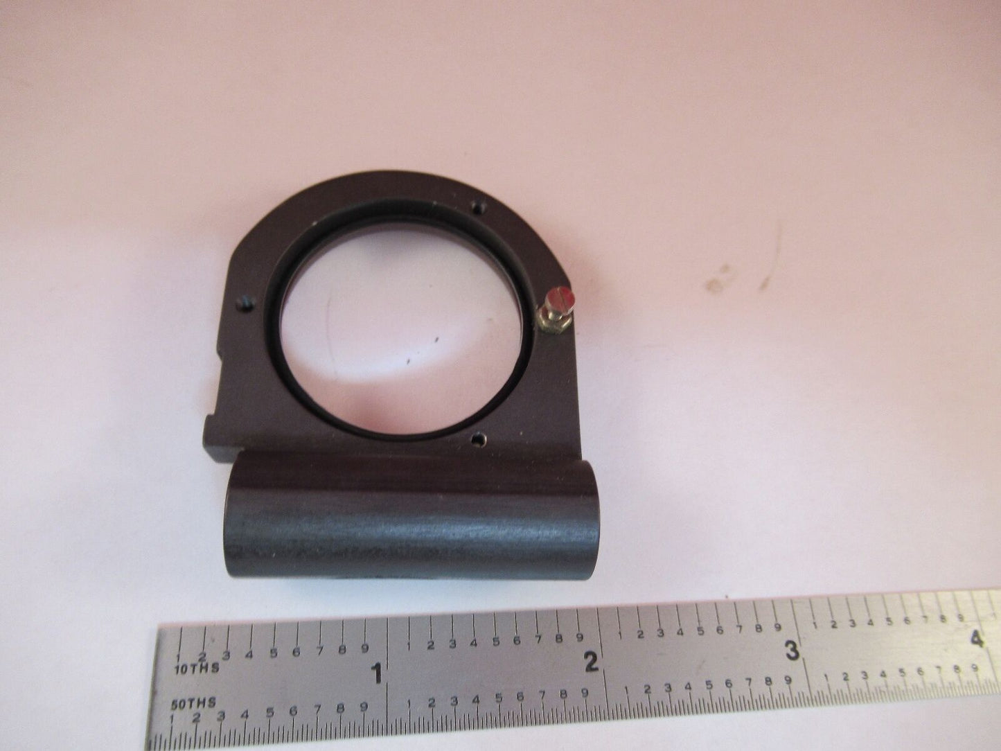 ZEISS MOUNTED OPTICAL LENS GERMANY MICROSCOPE PART OPTICS AS IS #F7-14