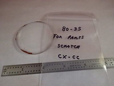 FOR PARTS LENS CONVEX CONCAVE [scratch] OPTICAL LASER OPTICS AS IS  #80-35