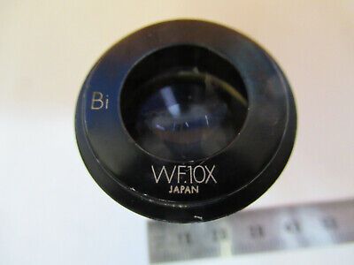 OLYMPUS JAPAN EYEPIECE WF10X LENS OPTICS MICROSCOPE PART AS PICTURED &8Y-A-74