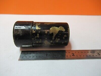 ANTIQUE EMPTY OBJECTIVE CAN MICROSCOPE PART AS PICTURED #7B-B-120