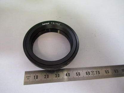 CAMERA TV LENS ADAPTER   HAMA T2/NK MICROSCOPE PART AS PICTURED &H3-A-52