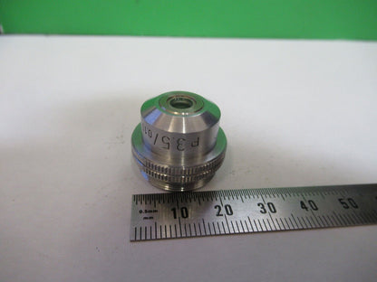 LEITZ POL POLARIZATION 3.5X /170 OBJECTIVE MICROSCOPE PART AS PICTURED &R2-A-55