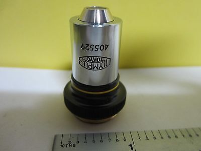 MICROSCOPE PART OBJECTIVE OLYMPUS C20 OPTICS AS IS BIN#34-T-29