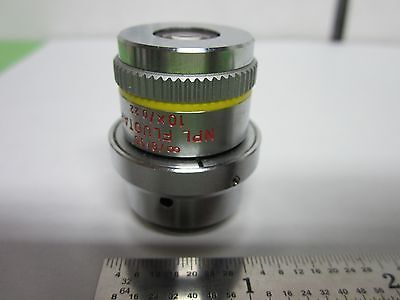 MICROSCOPE OBJECTIVE LEITZ DIC PRISM 10X NPL FLUOTAR INFINITY OPTICS BIN#5K-L-12