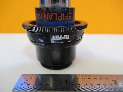 ZEISS GERMANY OBJECTIVE EPIPLAN 80X POL DIC MICROSCOPE PART AS PICTURED &W2-B-55