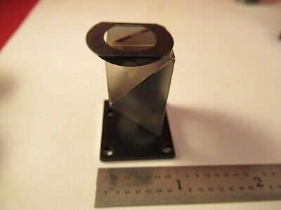 VICKERS ENGLAND MOUNTED GLASS PRISM optics MICROSCOPE PART AS PICTURED &FT-6-07