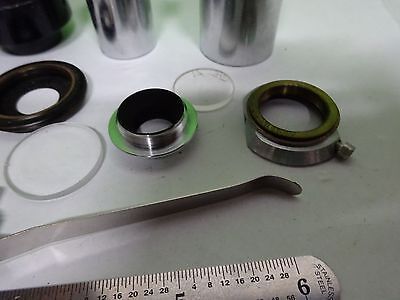 FOR PARTS MICROSCOPE LOT PIECES  OPTICS AS IS BIN#W1-28