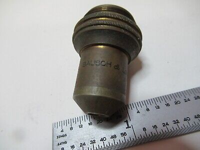 ANTIQUE BRASS BAUSCH LOMB OBJECTIVE 16mm MICROSCOPE PART AS PICTURED &17-A-27