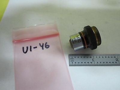 MICROSCOPE PART OBJECTIVE OLYMPUS M10 OPTICS AS IS BIN#U1-46