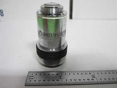 MICROSCOPE PART BAUSCH LOMB 100X OBJECTIVE OPTICS AS IS BIN#Q7-06