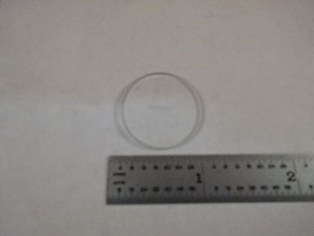 MICROSCOPE PART MICROMETER MEASURING RETICLE OPTICS AS IS #X1-A-06